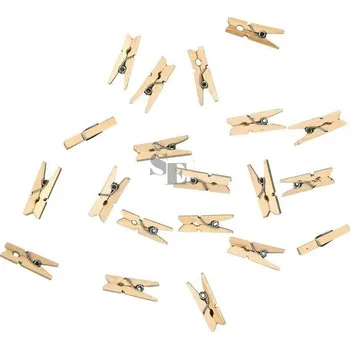 Dřevěné kolíčky přírodní 25mm SPN25 20ks