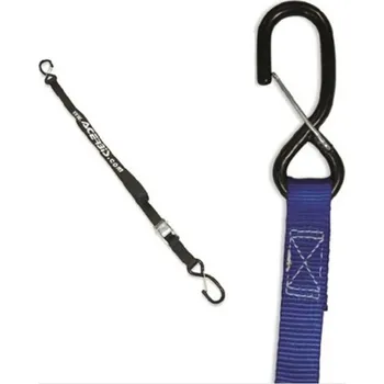Upínací popruh Upínací kurty s háky - přepravní popruhy ACERBIS TIE DOWNS délka 200 cm, šířka 2,5 cm, barva modrá - pár (doplňky pro motocykl, popruhy)