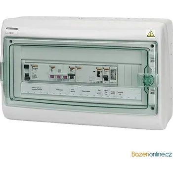 Rozvaděč F3E12S pro filtraci 400V, el. ohřev do 12 kW a světlo