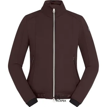 Jezdecké oblečení Bunda Elt -KAIRO- - Tm. hnědá - XS