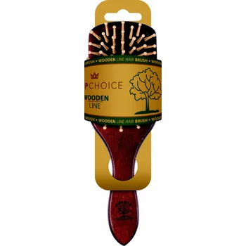 kartáč na vlasy Top Choice WOOD LINE Dřevěný kartáč na vlasy 62223