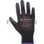 Pracovní rukavice 3 páry/bal Protect, vel. 9/L, máčené v PU, černé