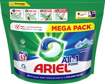 Tableta na praní Ariel All in 1 Pods Mountain Spring