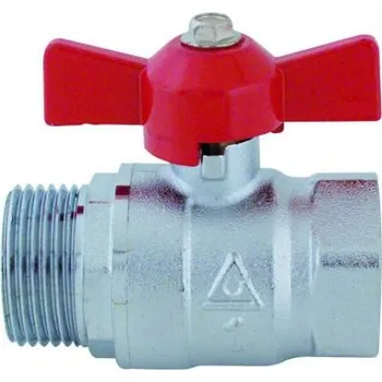 Vodovodní kohout Kohout kulový MF 1", přímý, motýl, voda