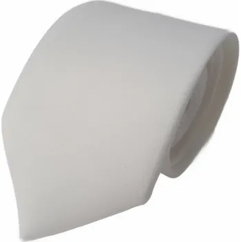 HEDVA ČESKÝ BROKÁT Kravata PESh 7 cm Givaz bílá