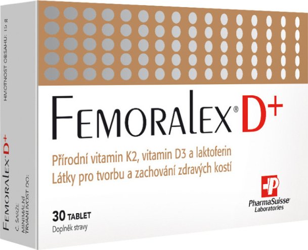 foto  pharmaSuisse Femoralex D+ 30 tbl.