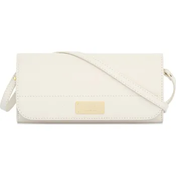 DÁMSKÁ KOŽENÁ KABELKA - BÍlÁ - PSANÍČKO (OCHNIK.LX-2069)