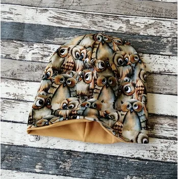 Čepice Yháček Šmoulí čepička Yháček, sovičky, POSLEDNÍ KUSY Velikost:: M