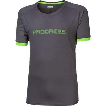 Pánské tričko Triko krátké pánské Progress TRICK, antracitové Velikost: XL