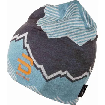 Čepice Čepice Bjorn Daehlie Mountain Wool modrá šedá