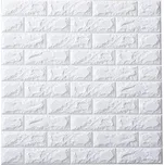 Samolepicí 3D panely bílá cihla 70 x 77…