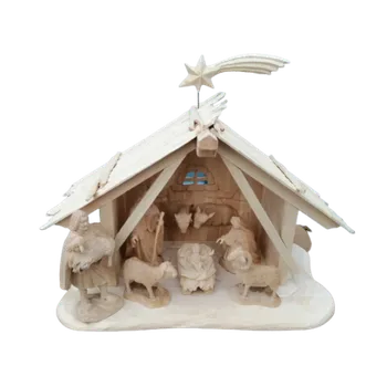 Betlém Dřevěný betlém 14C3