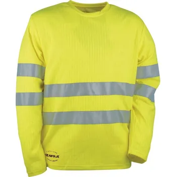 pracovní mikina Reflexní pracovní mikina COFRA NEW FLASH Barva: Reflexní žlutá, Velikost: 2XL