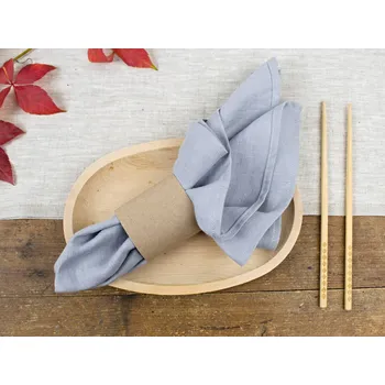 ubrus Snový svět Anna holubičí šeď - lněný ubrousek Počet: Sada 6 kusů