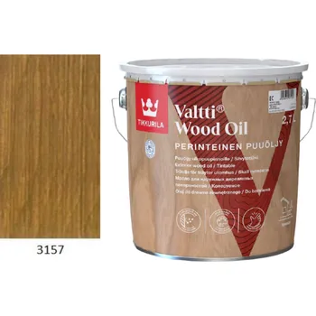 Olej na dřevo Tikkurila Valtti Wood Oil - PUUÖLJY - 2,7L - 3157 + dárek k objednávce nad 1000Kč