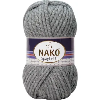Příze Nako Pletací příze Nako Spaghetti 790 - šedá