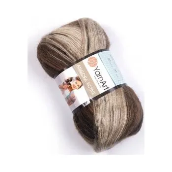 Příze YarnArt Příze Yarn Art Angora active 849 hnědo-světlá