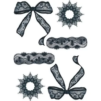 Odstranitelné tetování Dočasné tetování krajky s mašlí