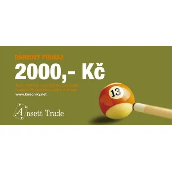 Dárkový potravinový koš Ansett Trade Dárkový poukaz 2000 Kč
