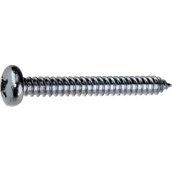 Vrut Šroub do plechu půlkulatá hlava 4,8x50 PH, zinek bílý, 500ks