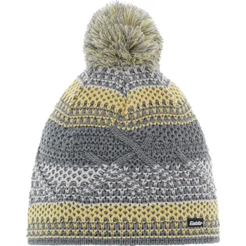 Pokrývka hlavy čepice Eisbär Brock Pompon MÜ - 506/Graumele/Banana/White/Bunt one size