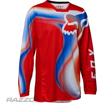 Moto dres Dětský dres na motokros FOX 180 Jersey Youth Toxsyk Flo Red 2023 KXL