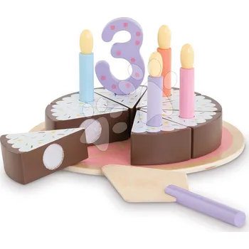 Panenka Narozeninový dort Wooden Birthday Cake Corolle pro 36-42 cm panenku 18 doplňků od 24 měsíců