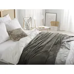 Deka tmavě šedý polyester 200 x 220 cm útulná Beliani