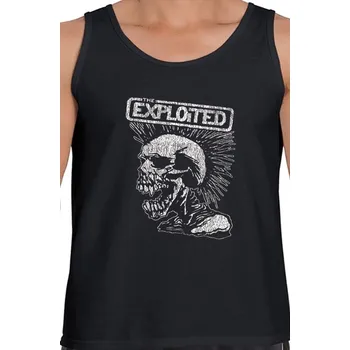 Pánské tílko tílko The Exploited - Mohican skull