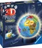 3D puzzle Ravensburger Svítící puzzleball Globus 72 dílků