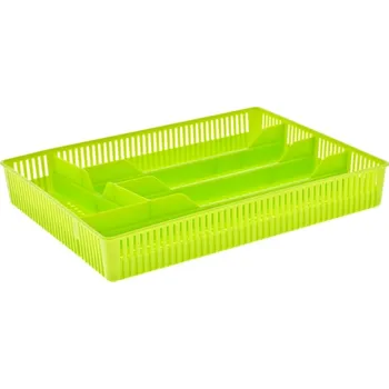 Příborník do zásuvky LAZET Příborník MŘÍŽKA 31 x 23 x v. 4,6 cm, plast, barvy mix