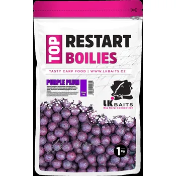 Boilies LK Baits Top ReStart Boilies Purple Plum 30 mm, 1kg