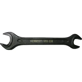 Klíč Klíč oboustranný 19x22mm plochý černý KENNEDY