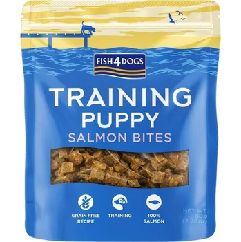Pamlsek pro psa FISH4DOGS Pamlsky pro štěňátka TRAINING losos 80 g