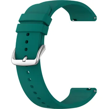 Řemínek na hodinky LAVVU Zelený silikonový řemínek na hodinky LS00G Šířka řemínku: 22mm