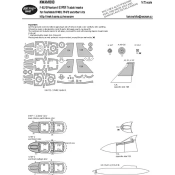Plastikový model 1/72 Mask F-4C/D Phantom II EXPERT (FINEM)