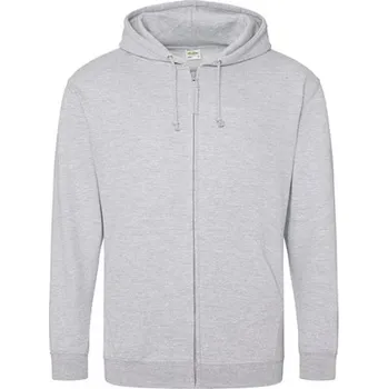 Pánská mikina Just Hoods Pánská mikina na zip JH050 Heather Grey XL
