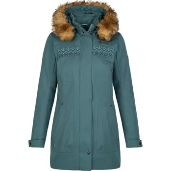 Dámský kabát KILPI PERU-W Tmavě zelená 34