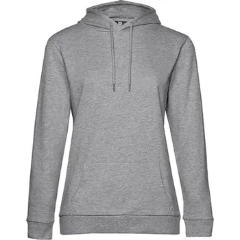 Dámská mikina B&C Dámská mikina s kapucí WW04W Heather Grey XXL
