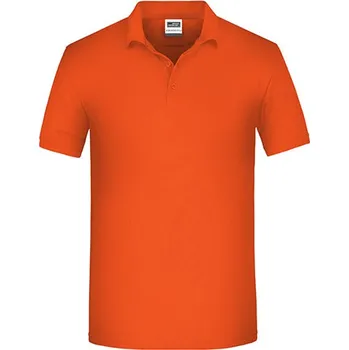 Pánská móda James&amp;Nicholson Pánská polokošile JN874 Orange 4XL