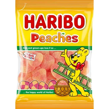 Bonbon Haribo Peaches Pouch 450g