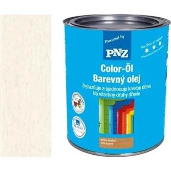 Olej na dřevo PNZ Barevný olej 2,5 L Odstín: Vápenná bílá + dárek k objednávce nad 1000Kč