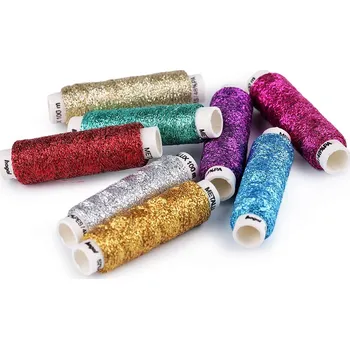 Nit Nitě vyšívací Metalux - 0,2mm/100m nit Metalux: 554 Modrá