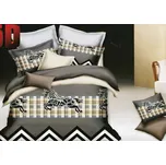 Beilai 7-dílné 3D šedé povlečení 01 Barva: Šedá, rozměr: 140x200 + 70x90 + 40x50