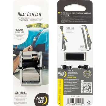 Upínací popruh NITE IZE Nite Ize Upínací spona Dual CamJam Webbing Tensioner