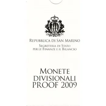 Sada oběžných mincí San Marino 2009 - Proof