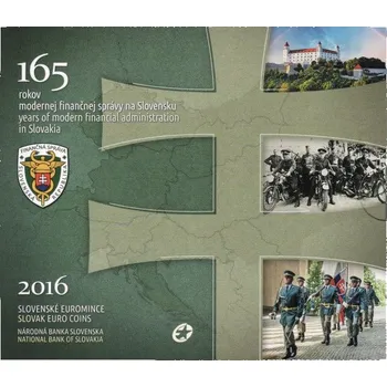 Sada oběžných mincí Slovenské republiky 2016 - 165 let Finanční správy