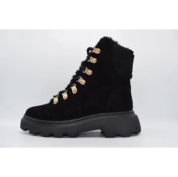 Dámské polobotky PEON dámská zimní kotníková obuv KA/Z538-1 černá Velikost: 38