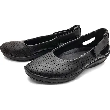 Dámské polobotky Dámské perforované polobotky 4464-01 ARCOPEDICO černá Barva: černá, Velikost: 37