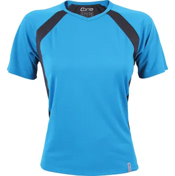 Dámské tričko Cona Sports Dámské funkční triko CSL05 Azure Blue-Anthracite M